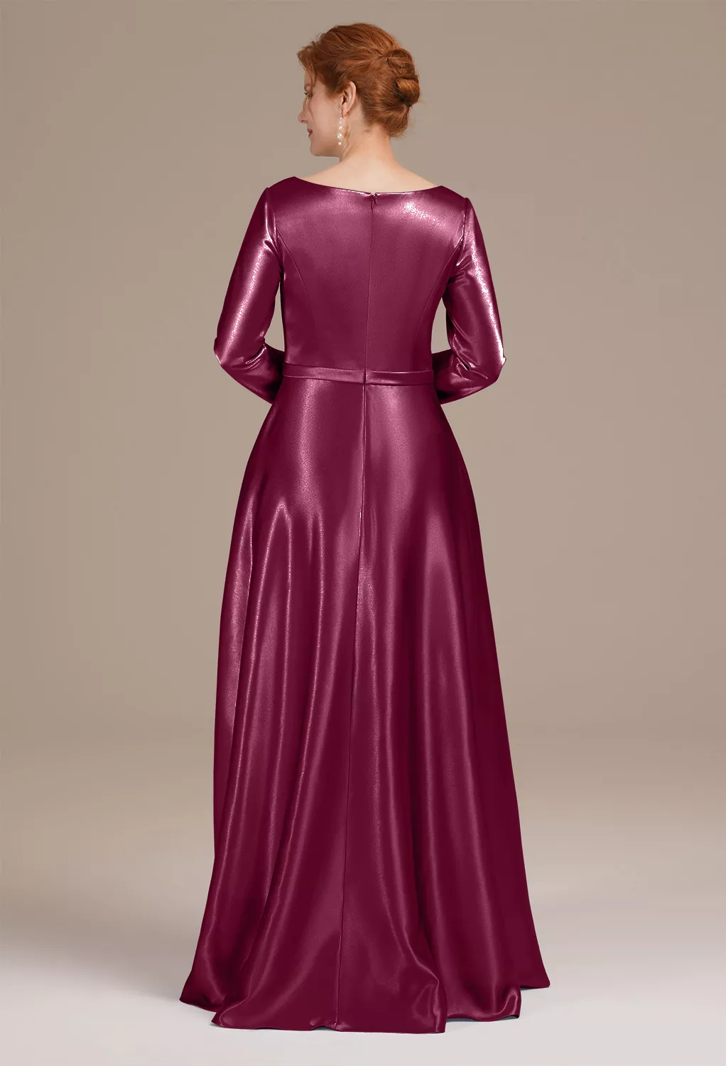 AW Presto Burgundy  Mother of the Bride Dresses